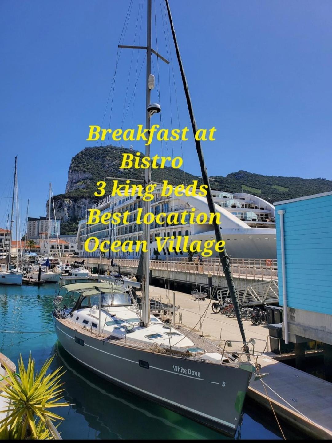 Luxury Yacht Stay "White Dove" Sleeps 6 Gibraltar Exterior photo